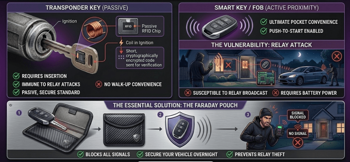 Transponder vs Smart Key: The 2026 Technical Breakdown